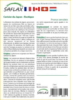 Kit De Culture - Cerisier Du Japon - 30 Graines - Prunus Serrulata -Magasin De Graines De Plantes 64064157603ec8.18852446