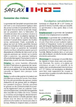 Kit De Culture - Gommier Des Rivières - 200 Graines - Eucalyptus Camaldulensis -Magasin De Graines De Plantes 640641615bee86.32114836