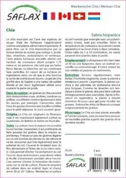 Kit De Culture - Chia - 500 Graines - Salvia Hispanica -Magasin De Graines De Plantes 640641c58ca2e2.06384767