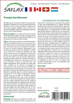 Kit De Culture - Tomate San Marzano - 10 Graines - Lycopersicon Esculentum -Magasin De Graines De Plantes 640641fa3b6bc7.11460226