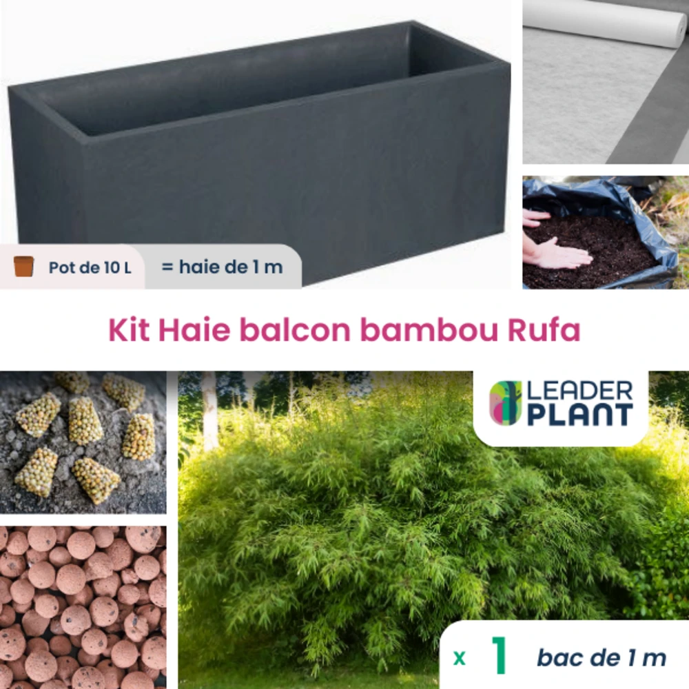 Kit Brise-vue Balcon Bambou Rufa 10 L 2 Kit Brise-vue Balcon Bambou Rufa 10 L – Image 2
