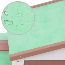 VIDAXL Clapier Large D'extérieur Marron Et Blanc 145x45x85 Cm Bois -Magasin De Graines De Plantes 64996c4a28ceb2.72286596